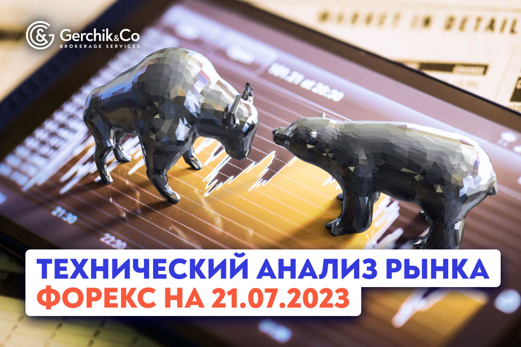 Технический анализ рынка FOREX на 21.07.2023